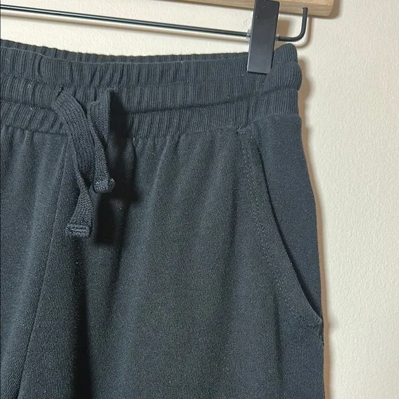 Colsie Women's Black Wide-Leg Sweatpants With Pockets and Drawstrings Size XS - Picture 3 of 5